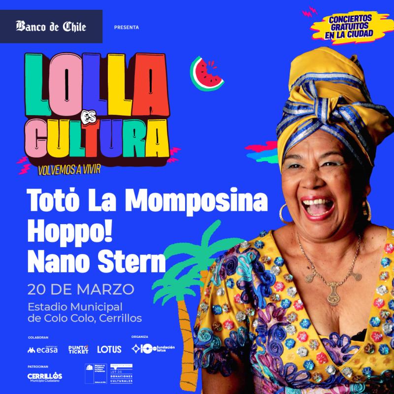 "Lolla es cultura": Una serie de conciertos gratuitos en la ciudad