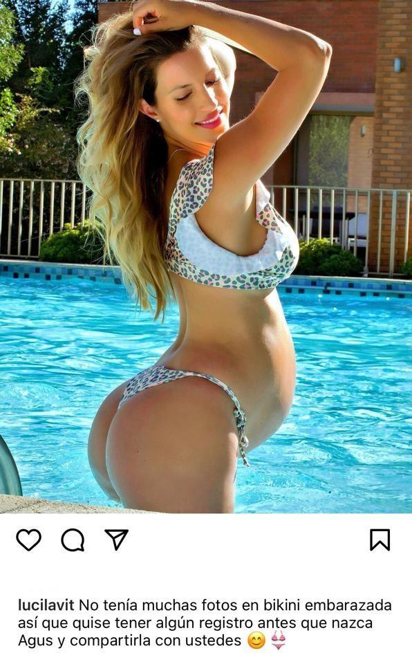 Lucila Vit se luce con feroz bikinazo a pocos días de dar a luz