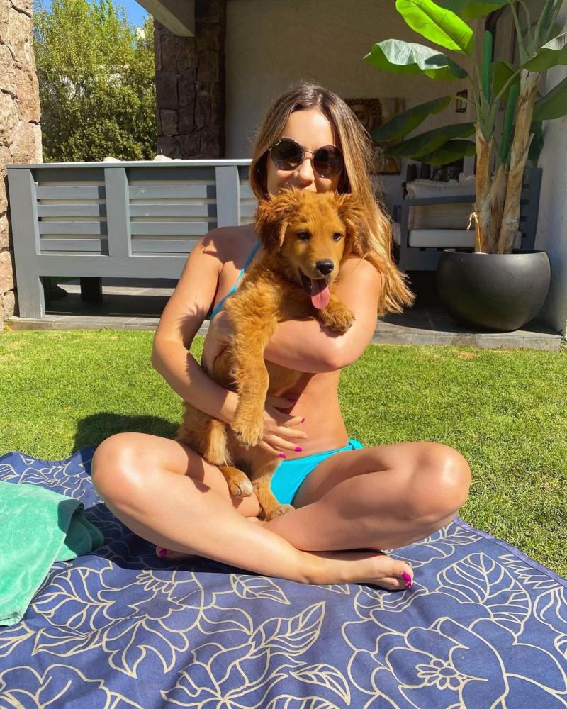 Maura Rivera vive duro momento tras perder a su perro