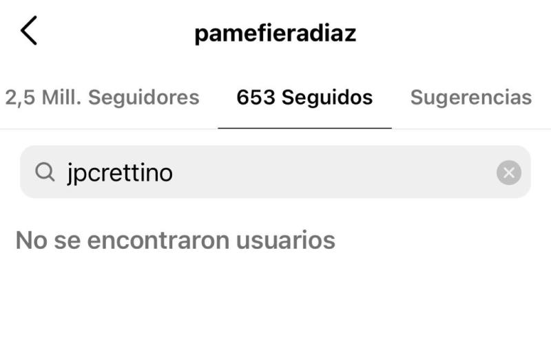 ¿Es el fin? El “quiebre” virtual de Pamela Díaz y JP Cretton