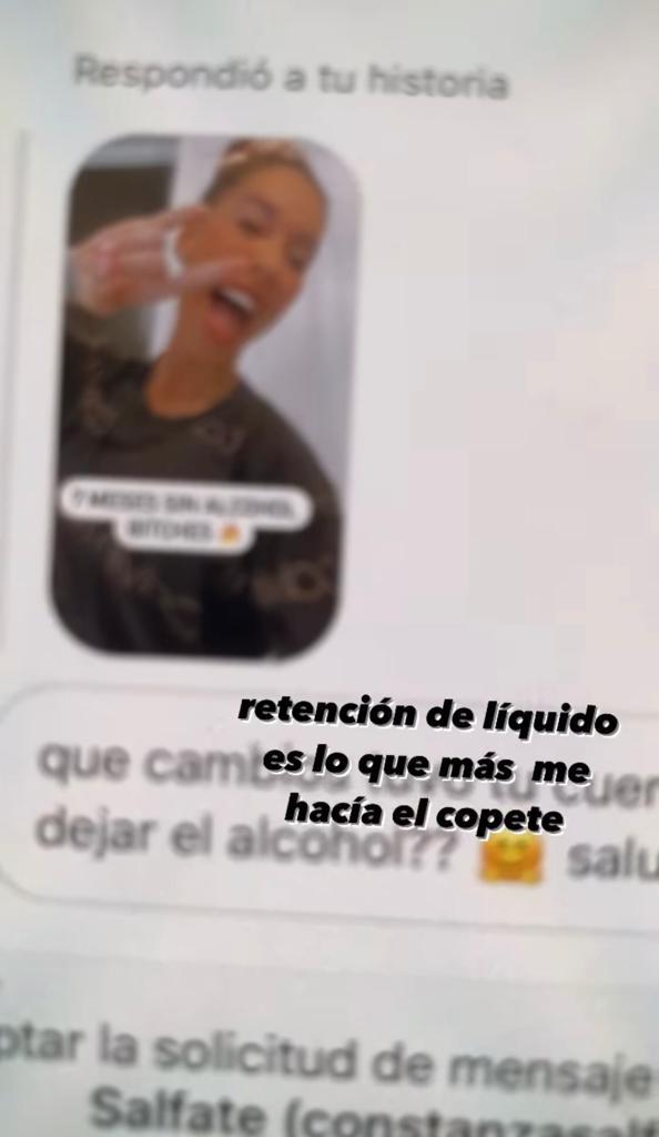 Vale Roth revela su cambio físico tras dejar el alcohol