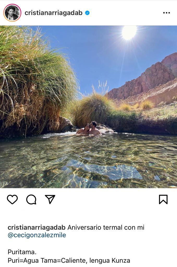 Cristián Arriagada se convertirá en padre por primera vez