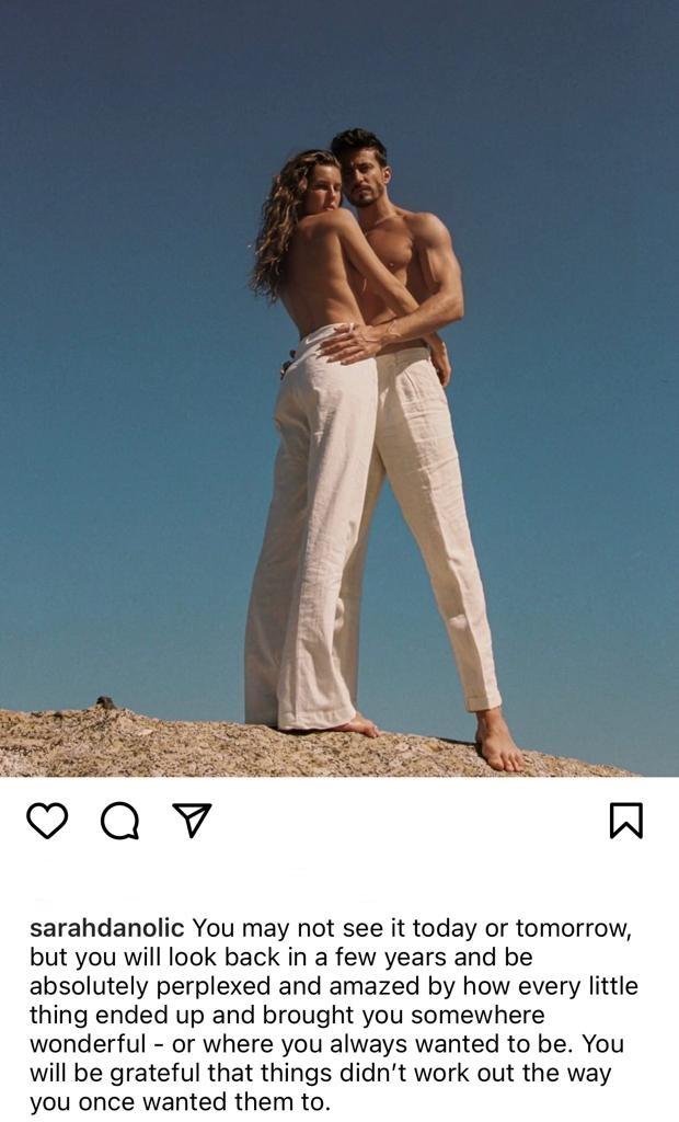 El destape playero de Marco Ferri para oficializar romance