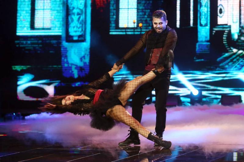 Leticia Zamorano y Hernán Arcil sorprendieron caracterizados como zombies