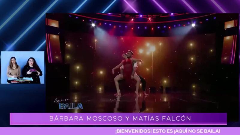 Bárbara Moscoso y Matías Falcón no convencieron con romántico adagio