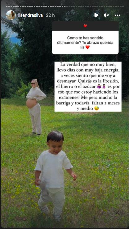 Lisandra Silva impacta con foto de su pancita de embarazo