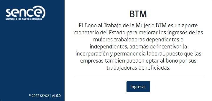 Bono al Trabajo de la Mujer