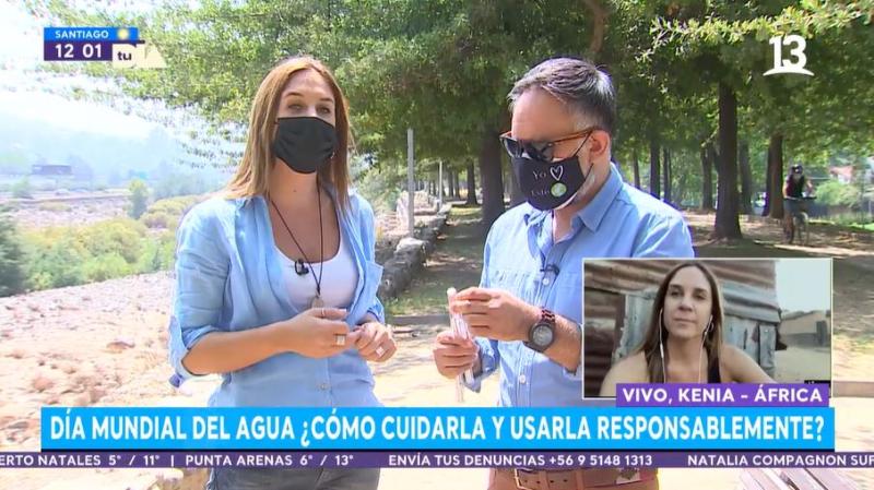 Conoce a la chilena que ayuda a personas que viven sin agua en África