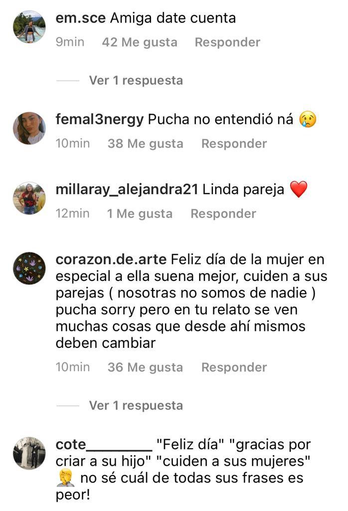 “Borra eso”: Critican a Matías Assler por mensaje del 8M