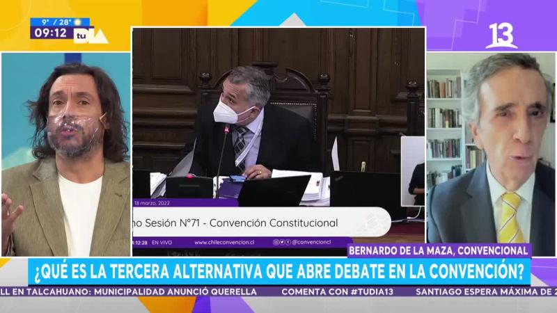 Bernardo de la Maza asegura estar “muy preocupado” por la convención constitucional