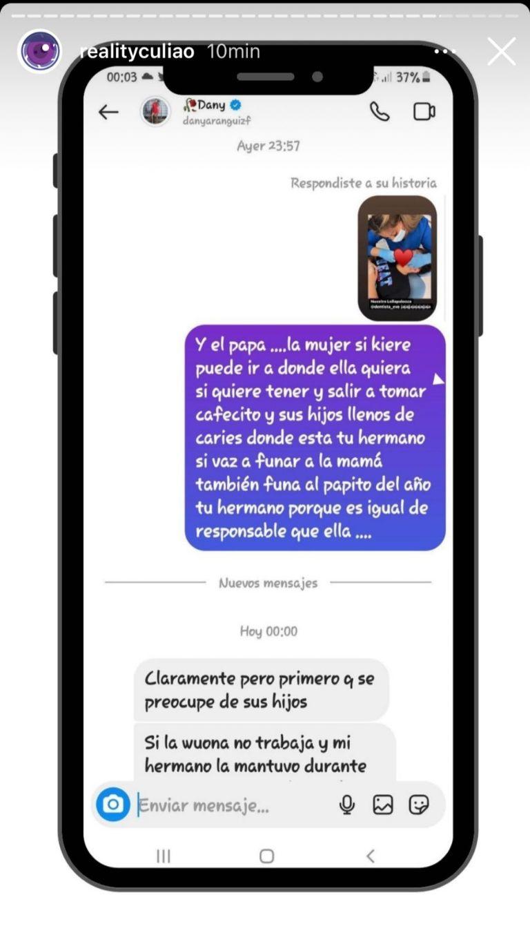 "Ser madre es cuidar": Daniela Aránguiz se lanza contra su ex cuñada