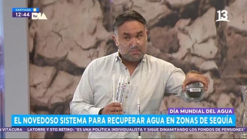 Panel se atrevió a probar novedoso sistema que filtra bacterias y tierra de agua