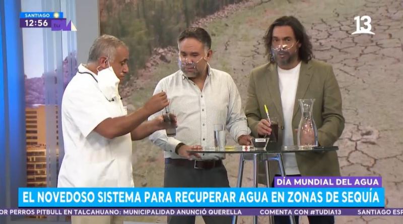 Panel se atrevió a probar novedoso sistema que filtra bacterias y tierra de agua