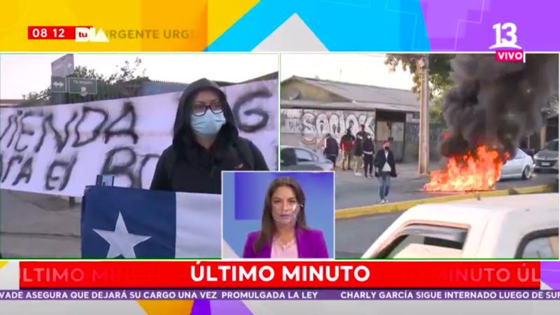 Vecinos de El Bosque protestan por falta de viviendas