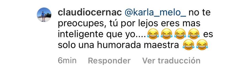 Karla Melo reacciona con ironía a particular broma por su nombre