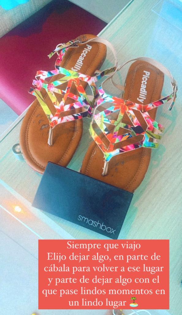 La curiosa cábala que Yamila Reyna realiza en sus viajes