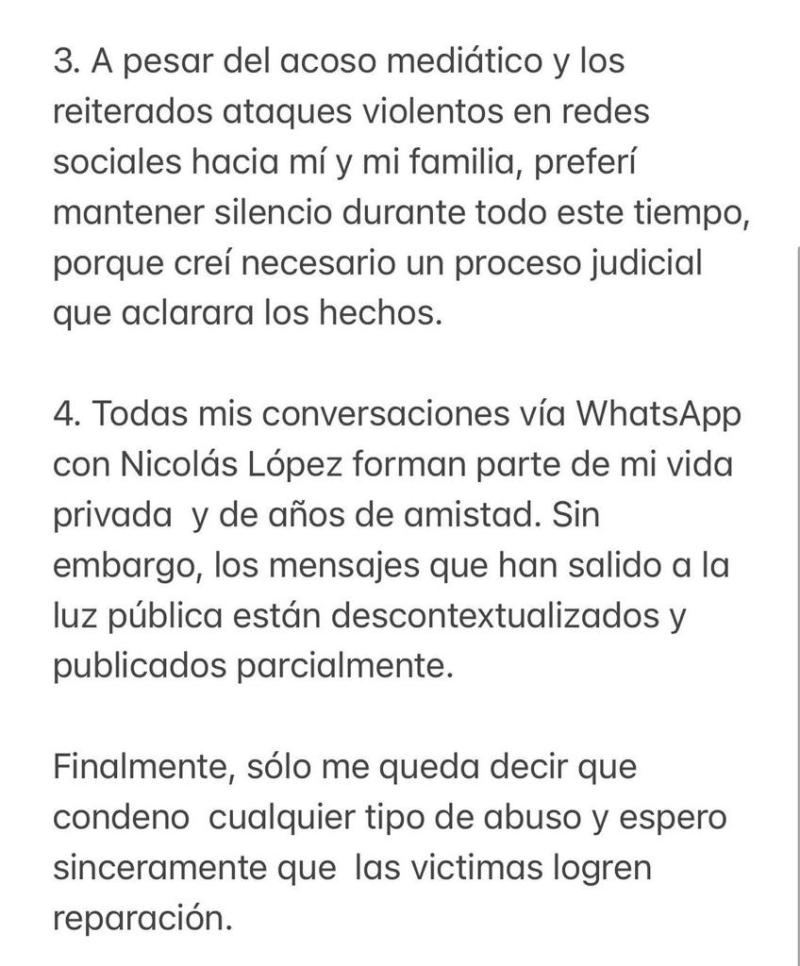 Loreto Aravena se desahoga tras veredicto en caso Nicolás López