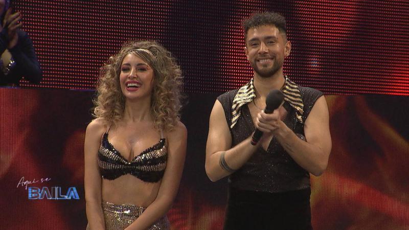 Se llevó la mejor nota: Camila Andrade disfrutó bailando onda disco