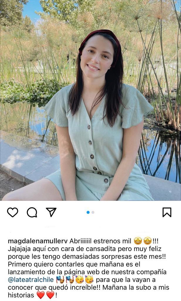 Magdalena Müller encanta con su “cara de cansadita”