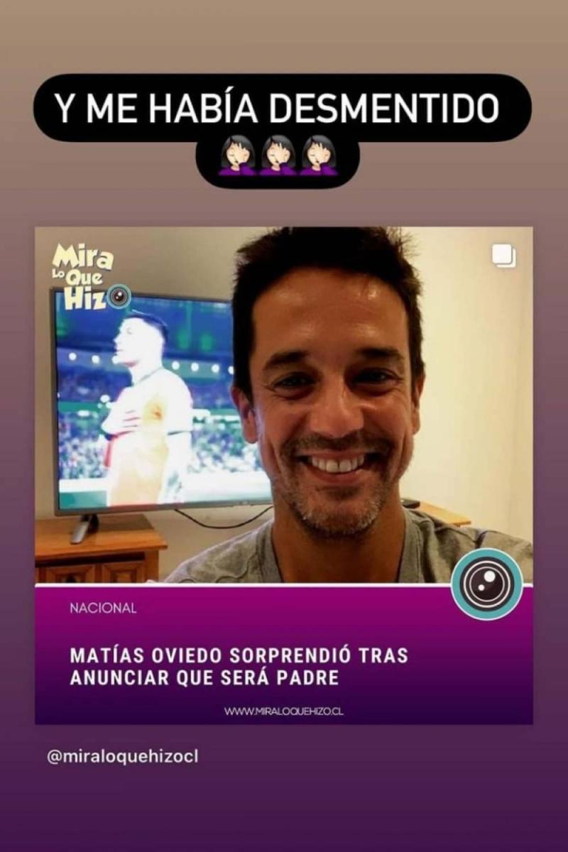 Cecilia Gutiérrez reacciona a la paternidad de Matías Oviedo