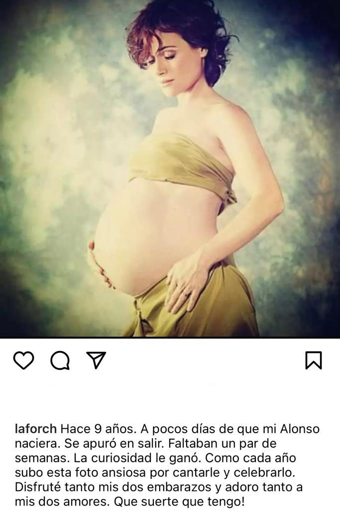 Amaya Forch se disfraza de payasa para cumpleaños de su hijo