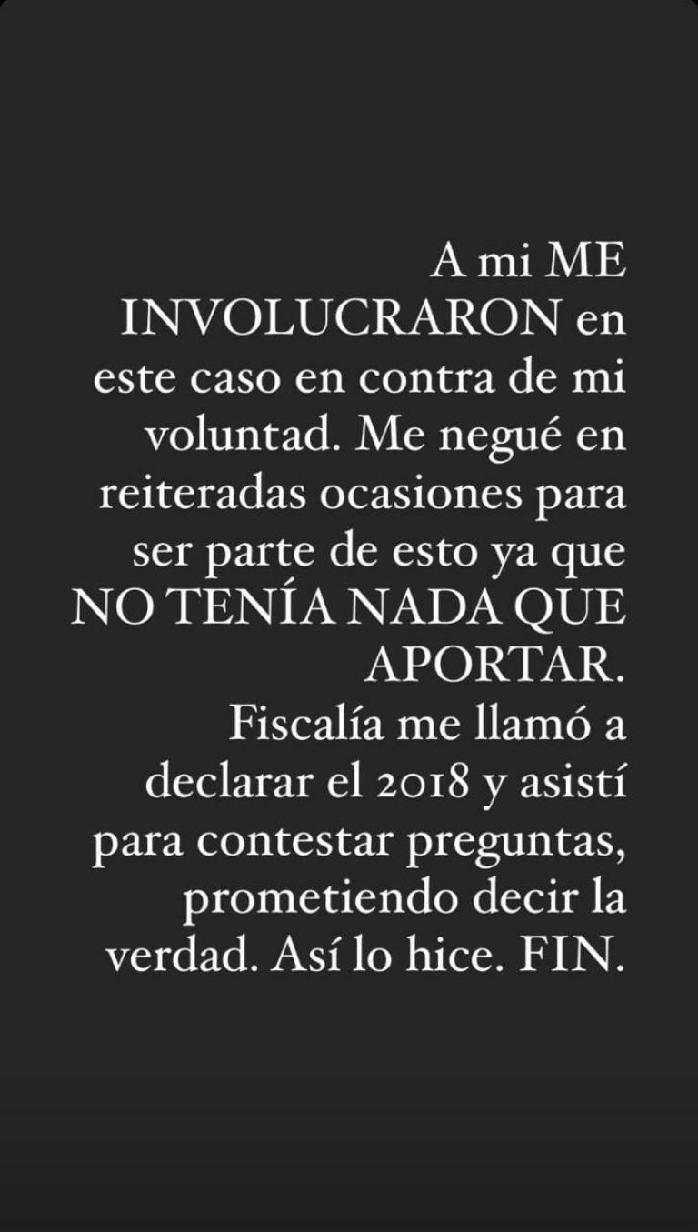 El tajante descargo de Javiera Díaz de Valdés por caso Nicolás López