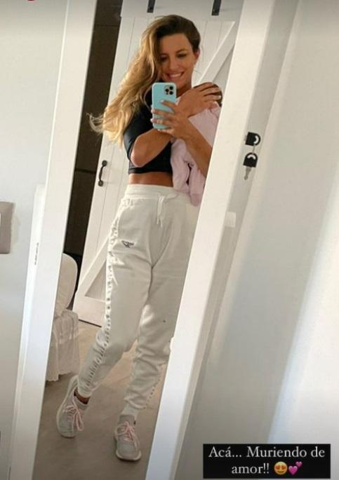 Lucila Vit se muestra de cuerpo completo a días de dar a luz