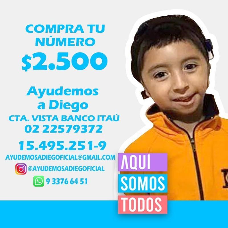 Gran activación por el pequeño Diego: necesita operación para poder escuchar