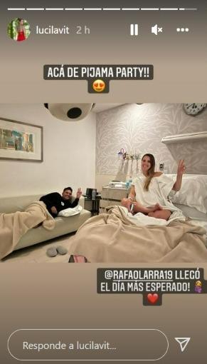 Lucila Vit ya se encuentra en la clínica para la llegada de su bebé