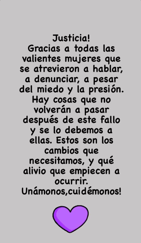 El duro descargo de Lucy Cominetti por sentencia de Nicolás López