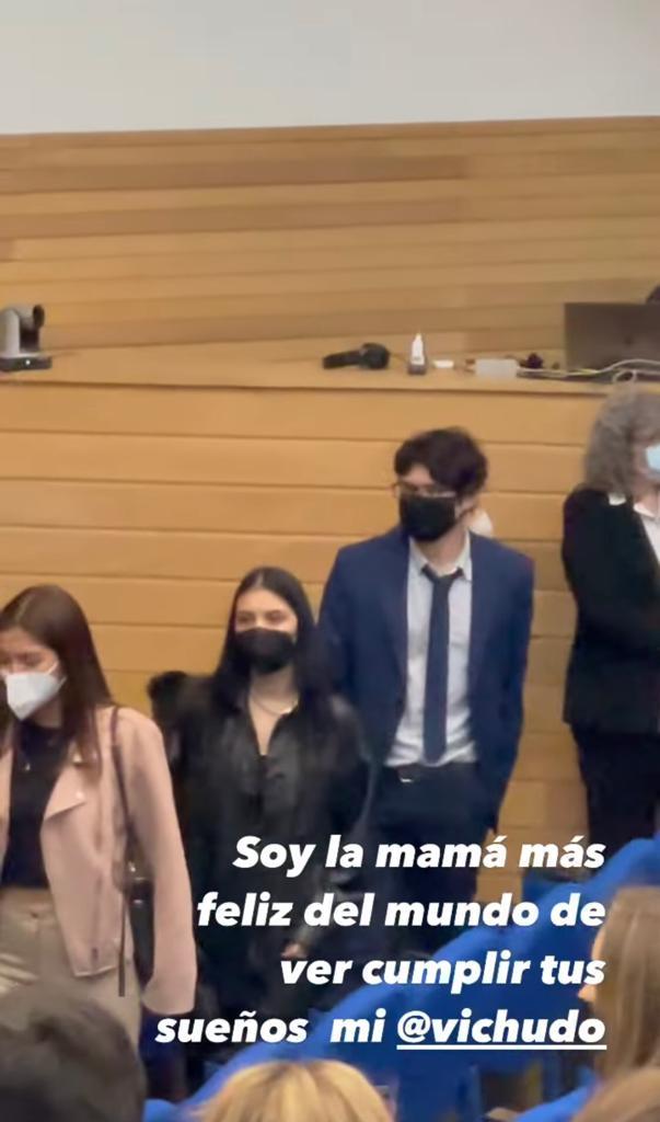 La emoción de Cathy Barriga por logro de su hijo mayor