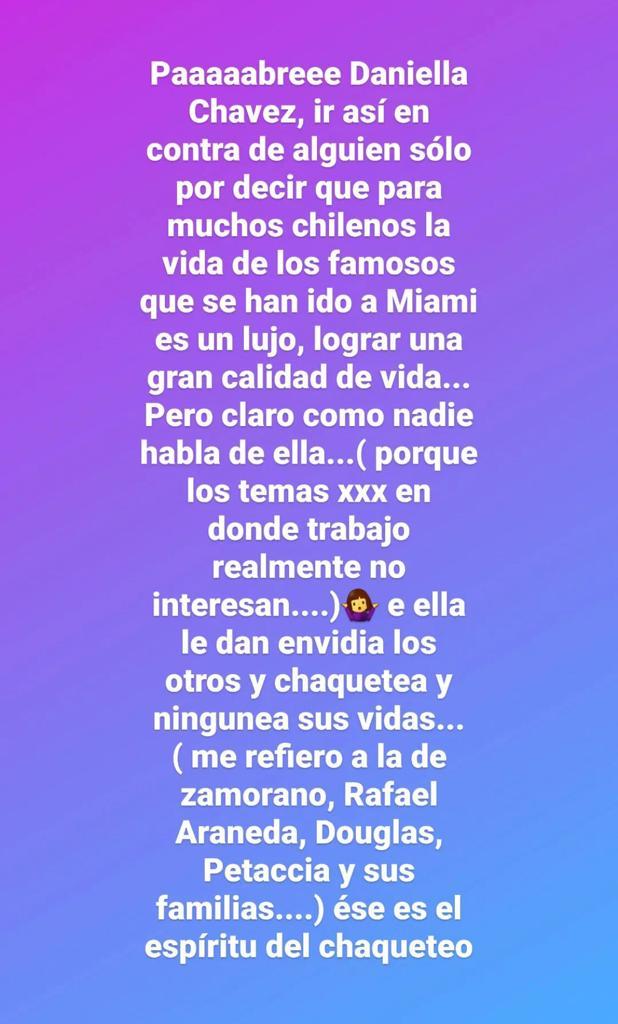 “Qué ridícula”: La pelea de Daniella Chávez y Mariela Sotomayor