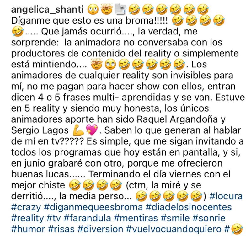 “Está mintiendo”: Angélica Sepúlveda encara a Claudia Conserva