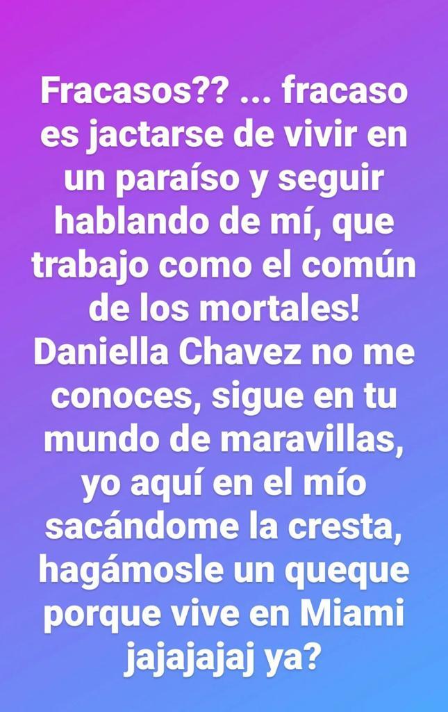 “Qué ridícula”: La pelea de Daniella Chávez y Mariela Sotomayor