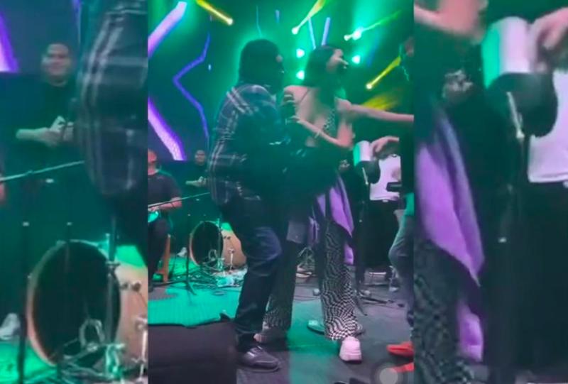 Polémica por video en el que "Poncho" Zuleta acosa a cantante en el escenario