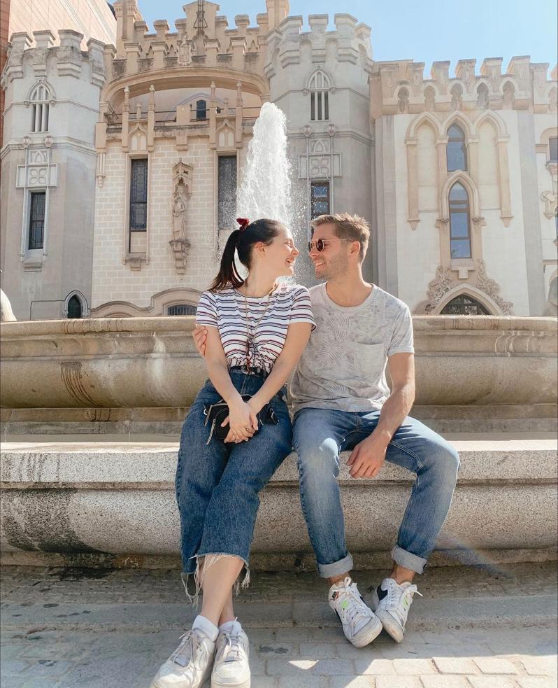 Las románticas vacaciones de Magdalena Müller en España