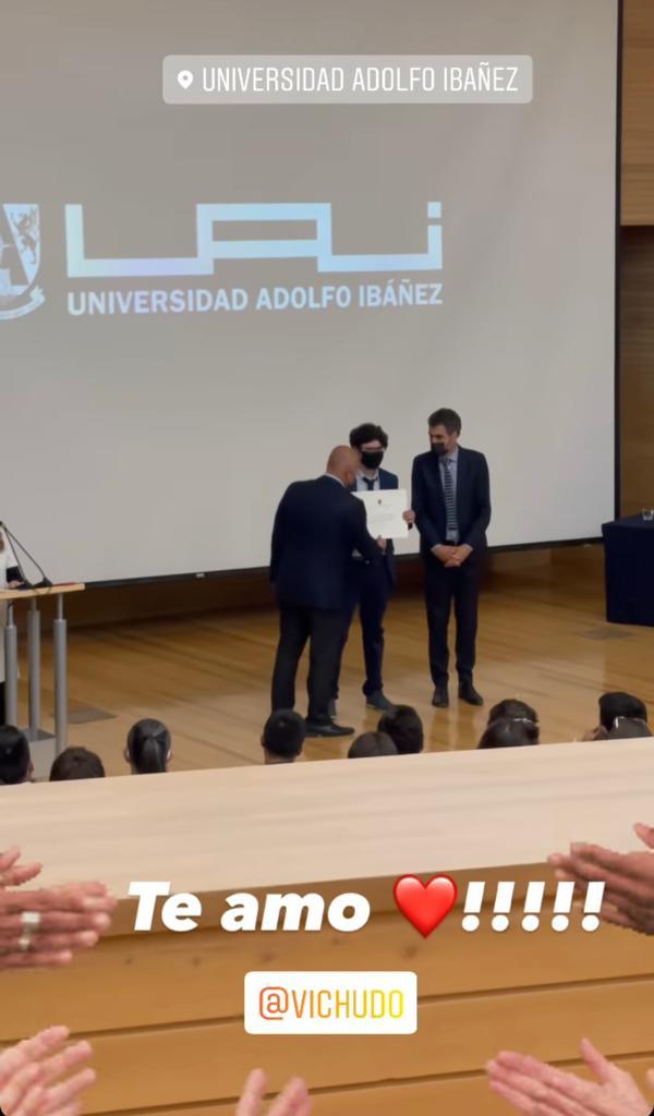 La emoción de Cathy Barriga por logro de su hijo mayor