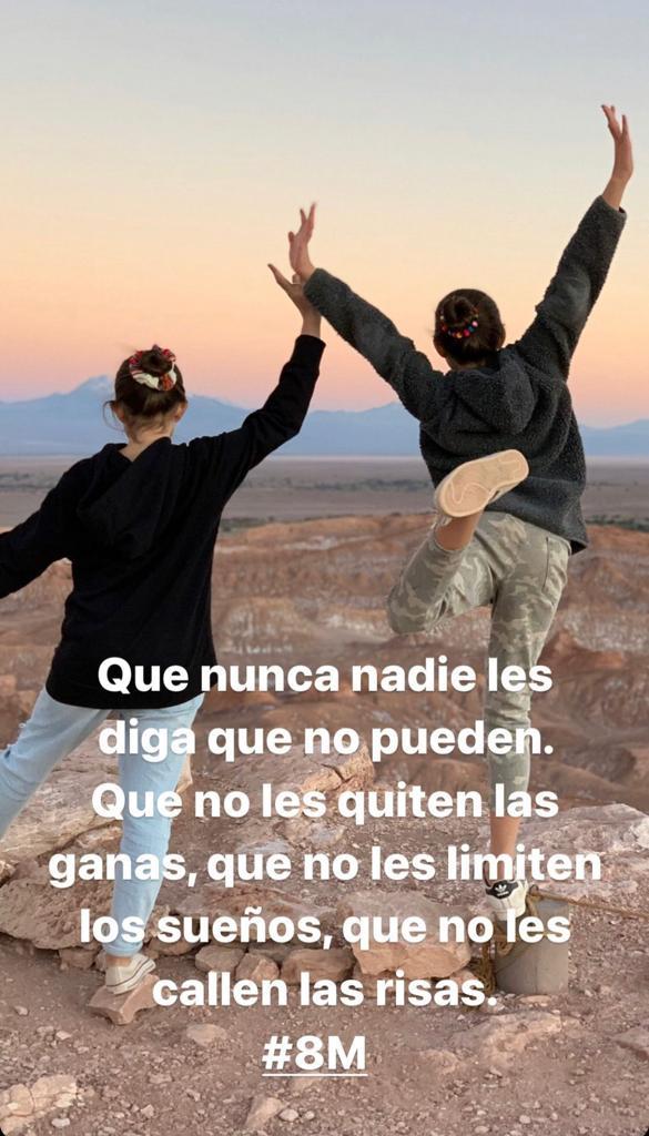 Macarena Pizarro enseña lo grandes que están sus hijas