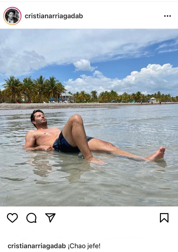 Esposa de Cristián Arriagada muestra su avanzado embarazo en EE.UU.