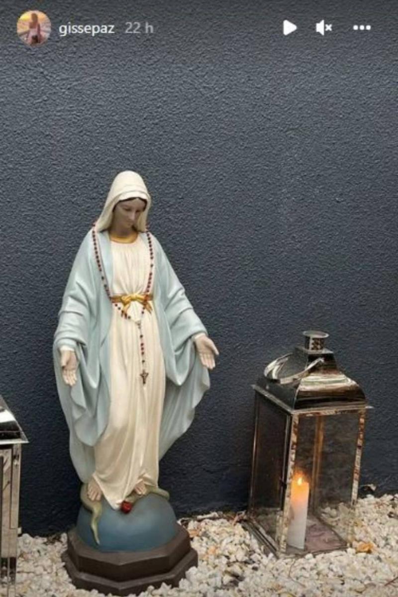 Gissella Gallardo pide orar por la salud de su padre