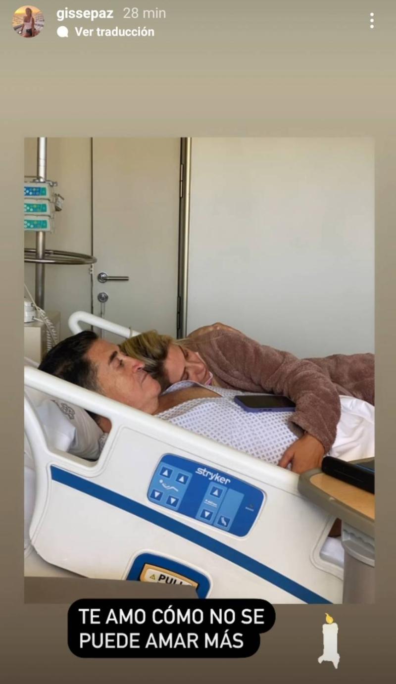 Gissella Gallardo pide orar por la salud de su padre