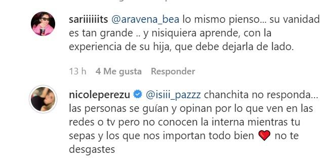 Hija de Nicole Pérez la defiende tras crítica por ajustes estéticos