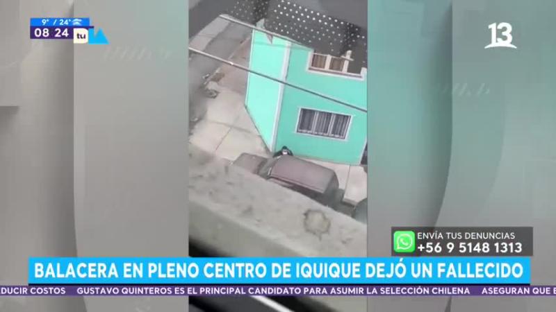 Joven falleció tras balacera en pleno centro de Iquique