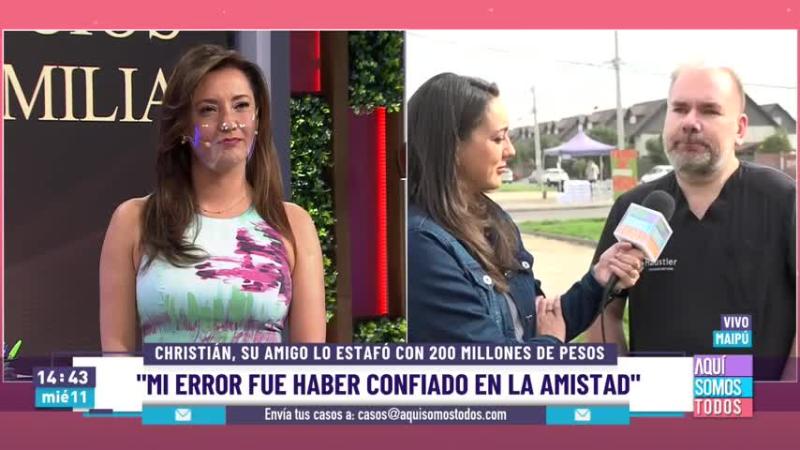 "Mi error fue haber confiado": Su amigo lo estafó con $200 millones