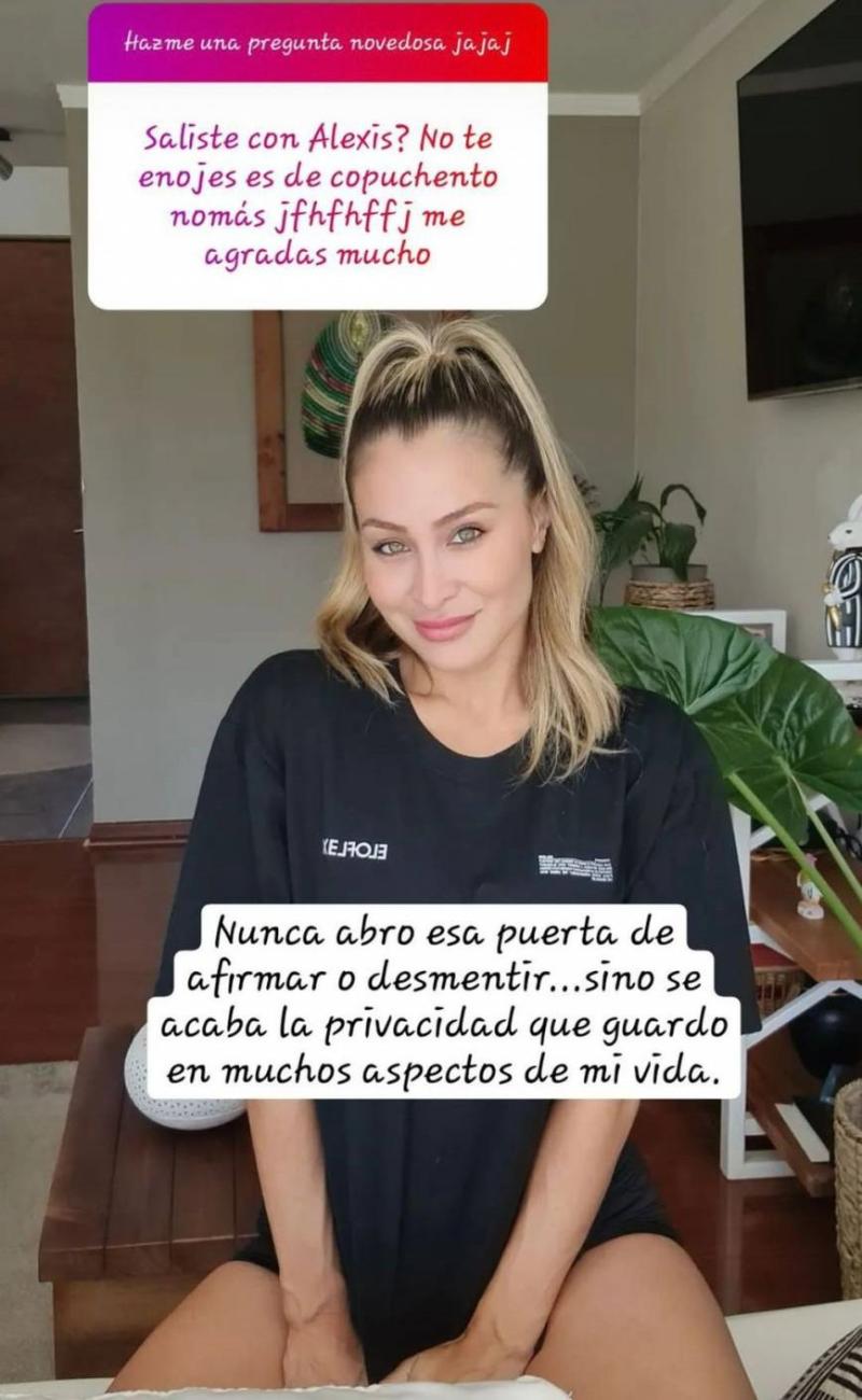 Sabrina Sosa desmiente supuesto reencuentro con Alexis Sánchez