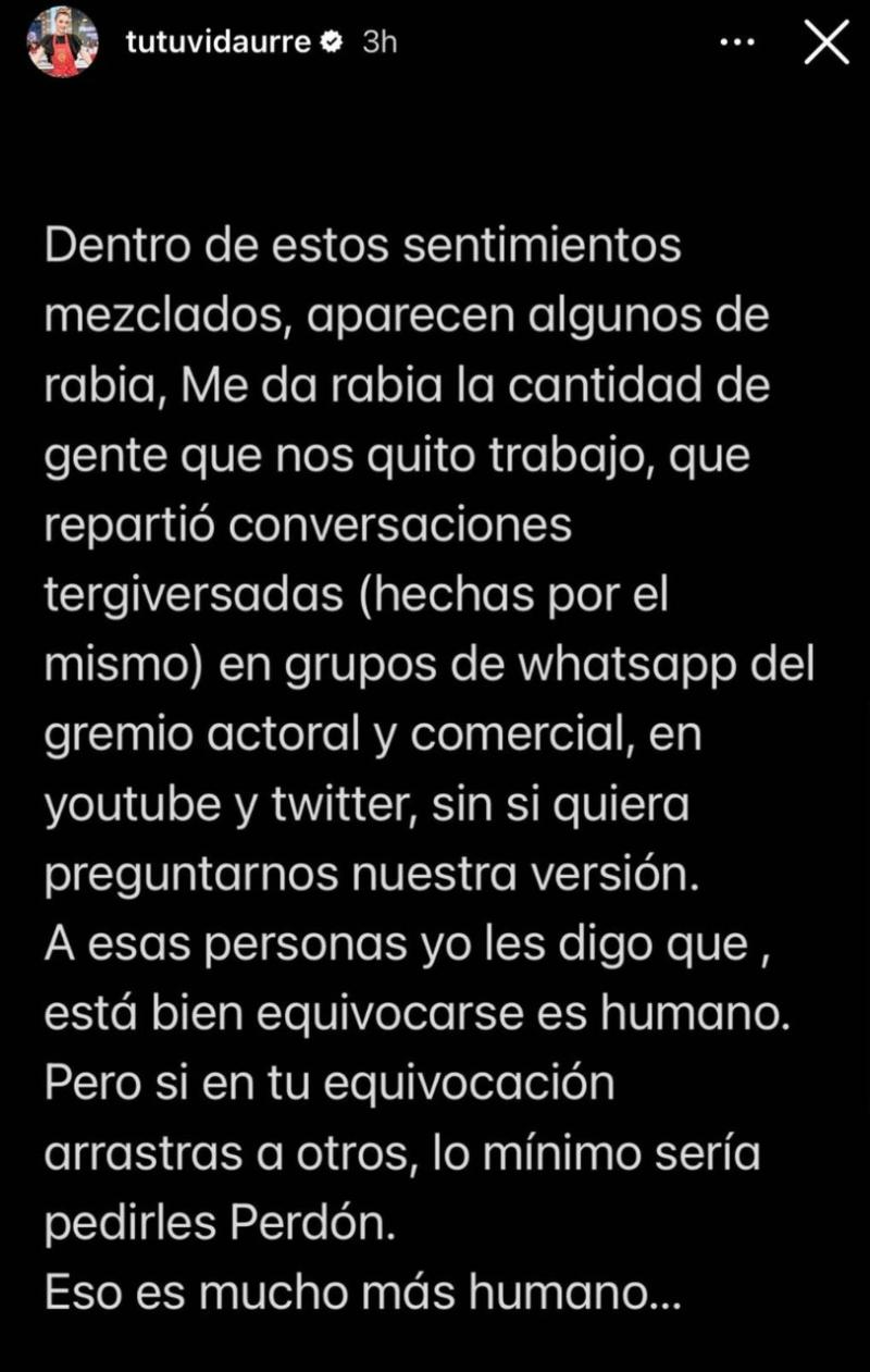 Tutú Vidaurre reacciona a sentencia de Nicolás López