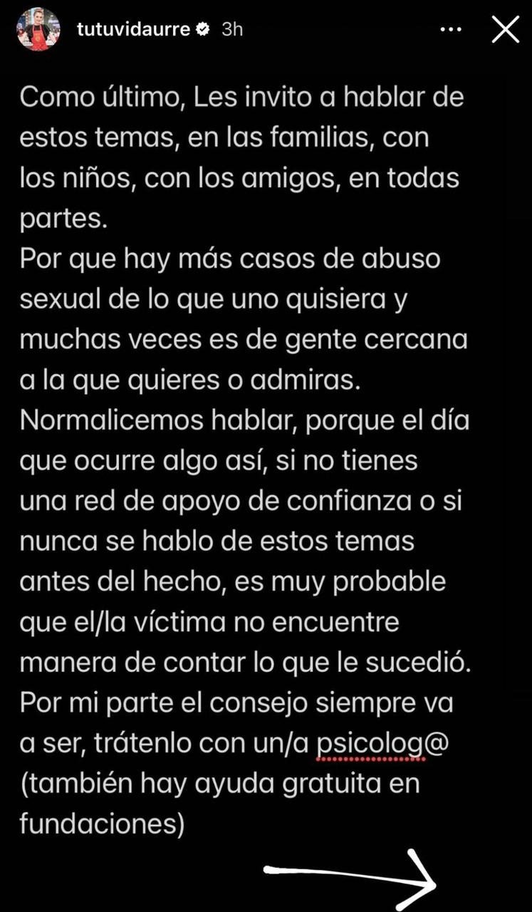 Tutú Vidaurre reacciona a sentencia de Nicolás López