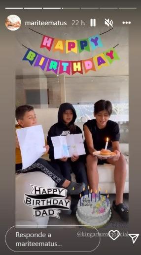 Marité Matus dedica tierno saludo de cumpleaños a Arturo Vidal