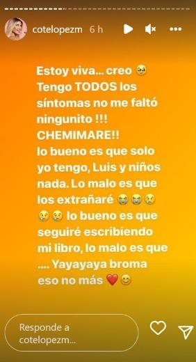 Coté López revela que se contagió de Covid