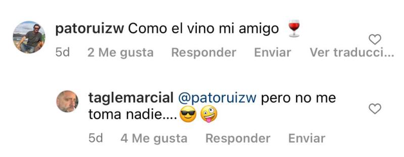 Marcial Tagle bromeó con su soltería